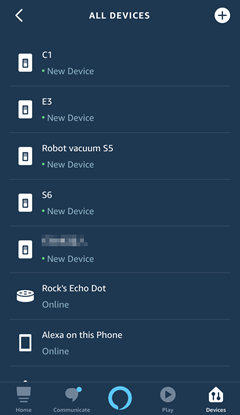 devices list