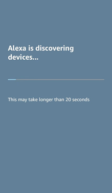 Alexa is discovering devices