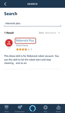 search for Roborock Plus