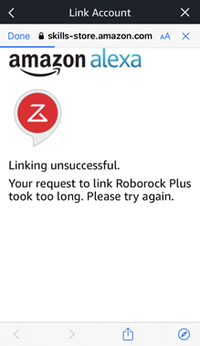 link your Roboock app to Alexa