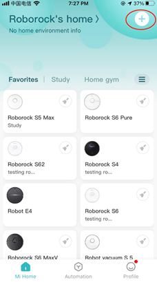 Mi clearance home roborock